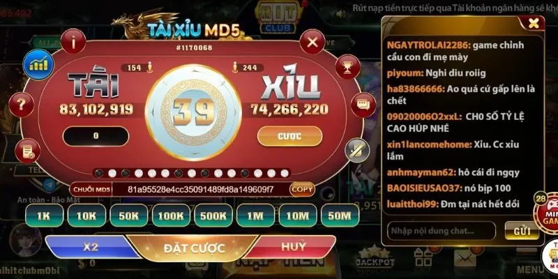 Tài Xỉu MD5 - Sảnh Cược Công Nghệ Cao Và Hoàn Toàn Minh Bạch 3 Mẹo chơi tài xỉu MD5 tăng tỷ lệ thắng vượt trội